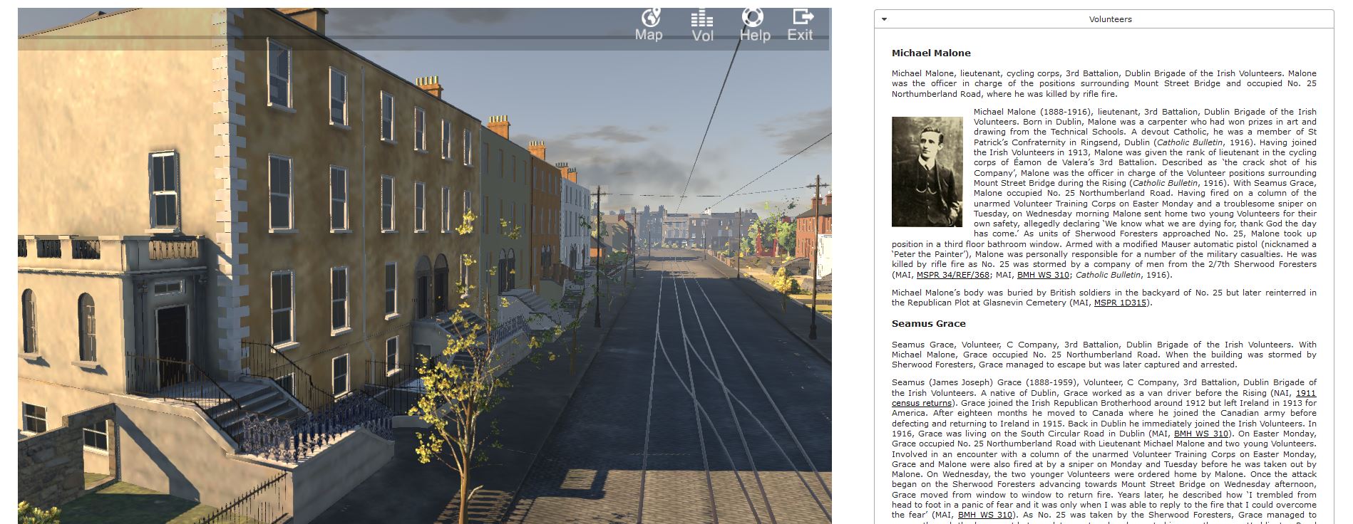 Figure 5. Second version of the Virtual World in WebGL Unity Web Player