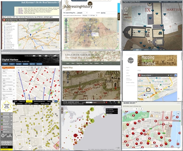 Figure 2: Example of map interfaces uses point data