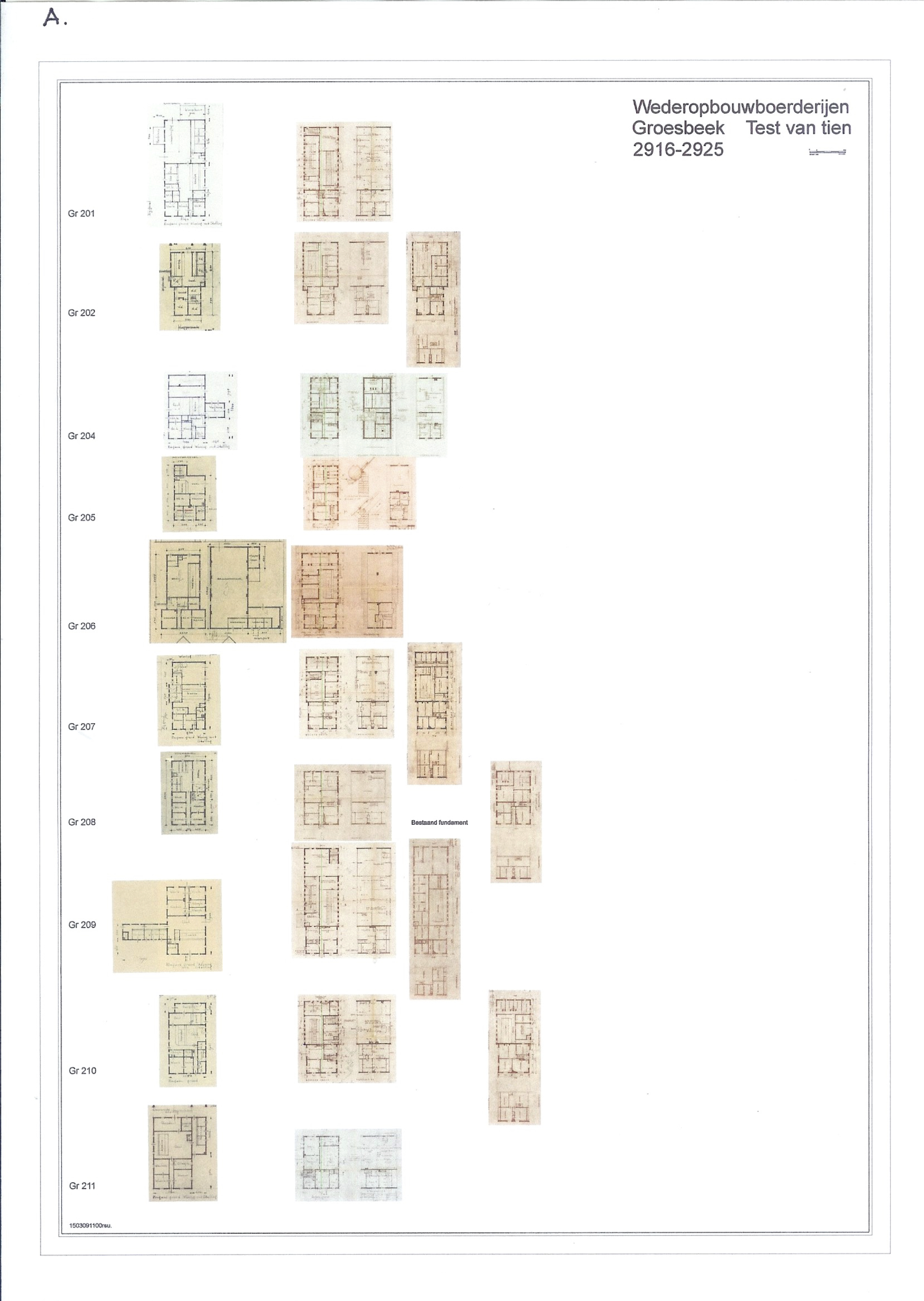 Illustration 3. Cut-out plans showing ground floor and other floors